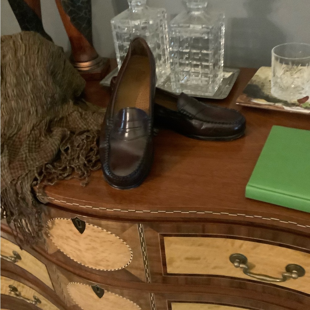 Bass Women’s Leather Loafers - Dark Brown